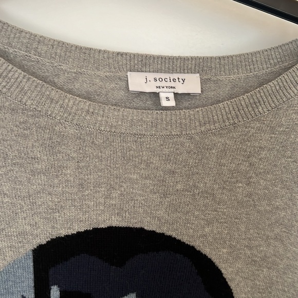 Clearance‼️ New Gray Long Sleeve Pullover Size S - Picture 2 of 4